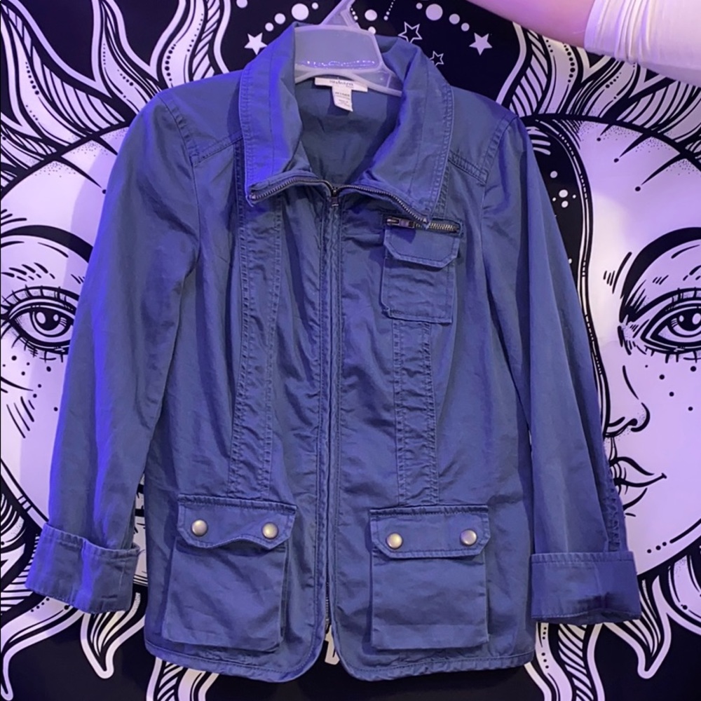 Steel Blue Utility Jacket